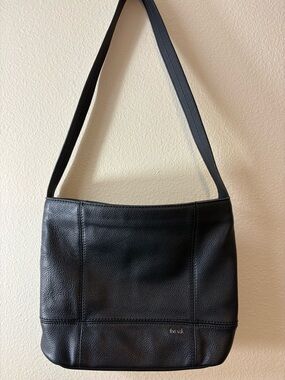 The Sak De Young Hobo Leather Shoulder Bag Purse Black